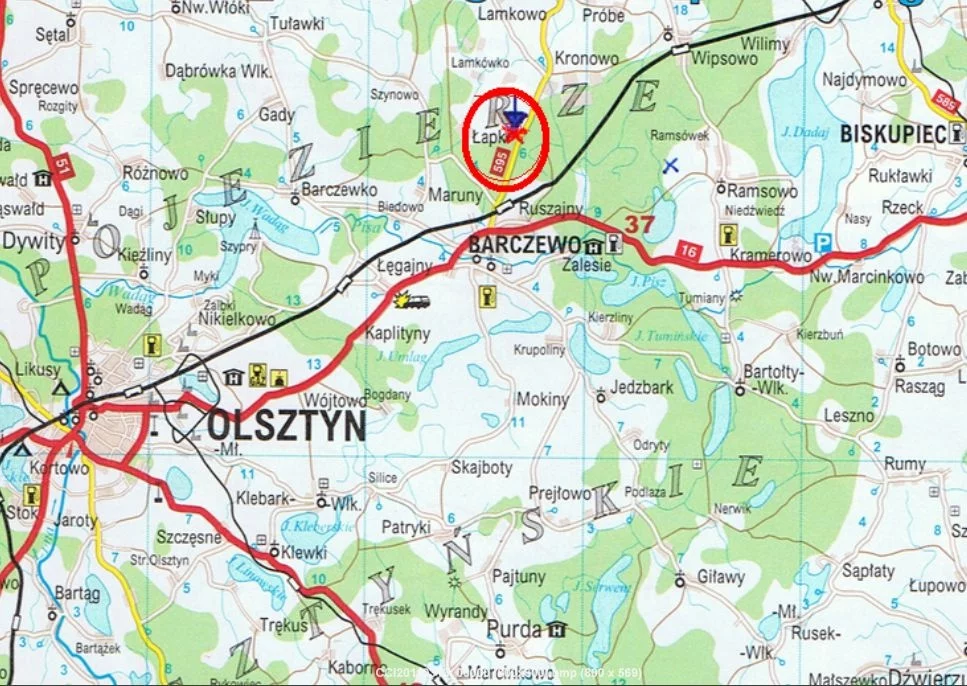 Działka 766,00 m², oferta nr , 834239, Barczewo, Łapka