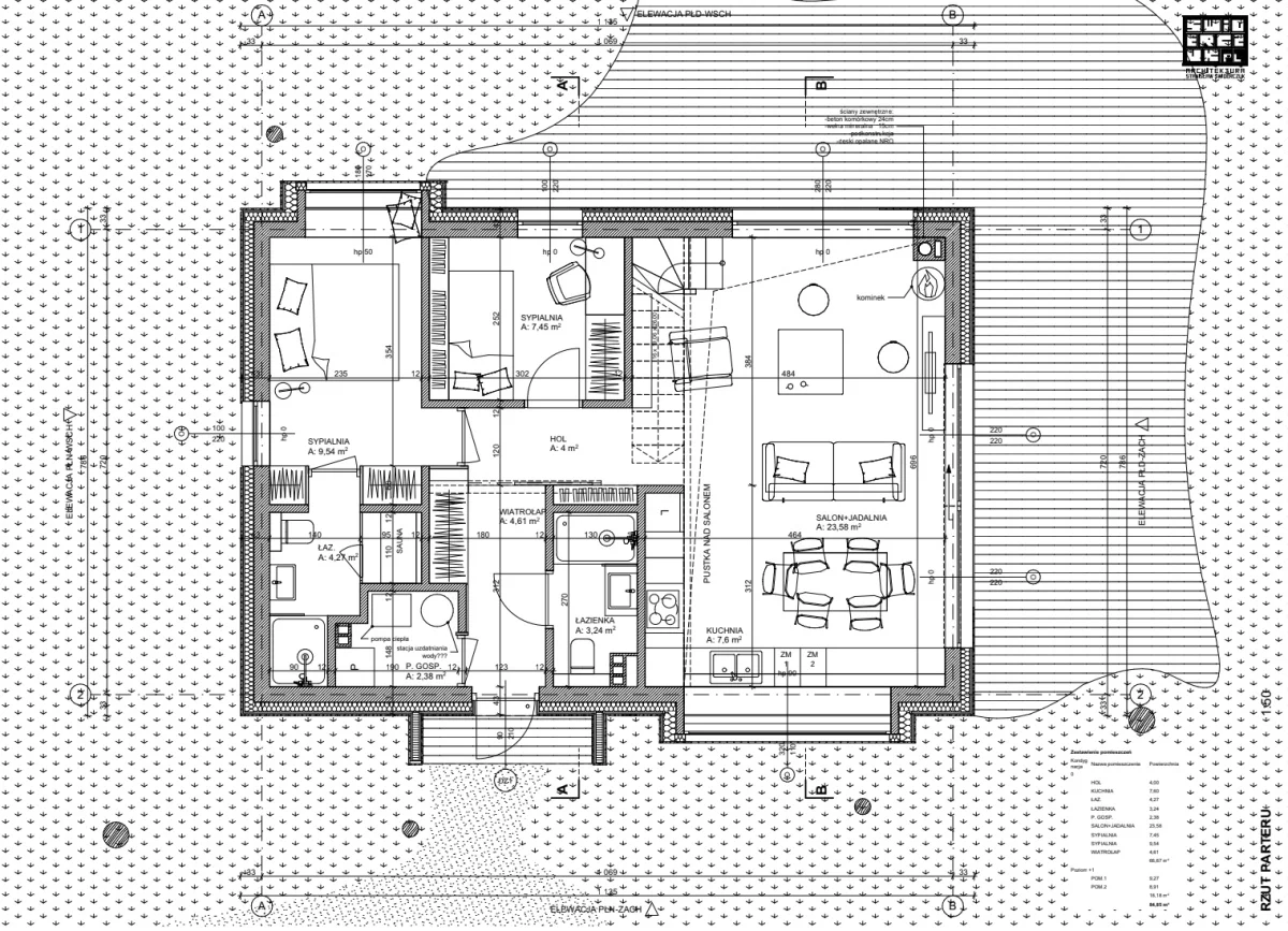 Działka 1 020,00 m², oferta nr , 833913, Kocerany, Leśna