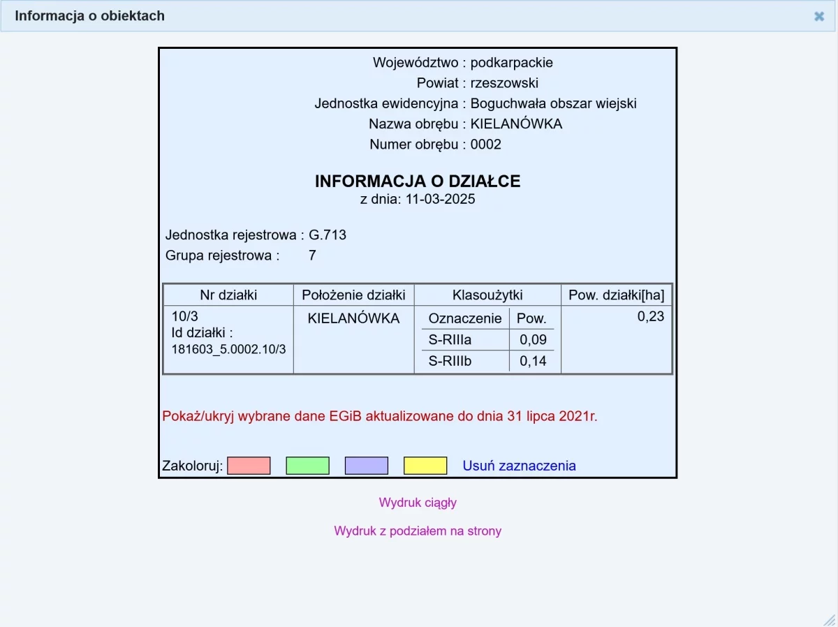 Działka 2 300,00 m², oferta nr , 834226, Boguchwała, Leśne Wzgórze