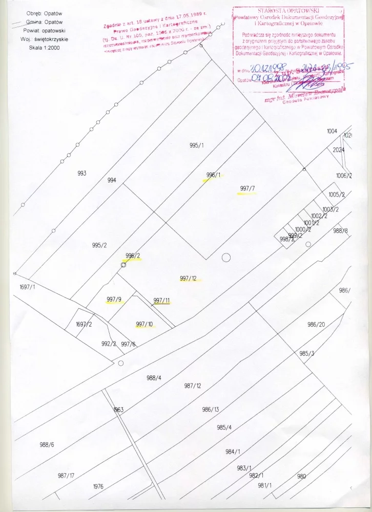 Działka 6 377,00 m², Opatów, Leszka Czarnego, Sprzedaż