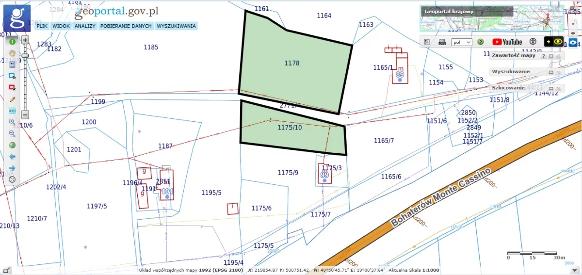 Działka 4 457,00 m², oferta nr , 833719, Mazańcowice