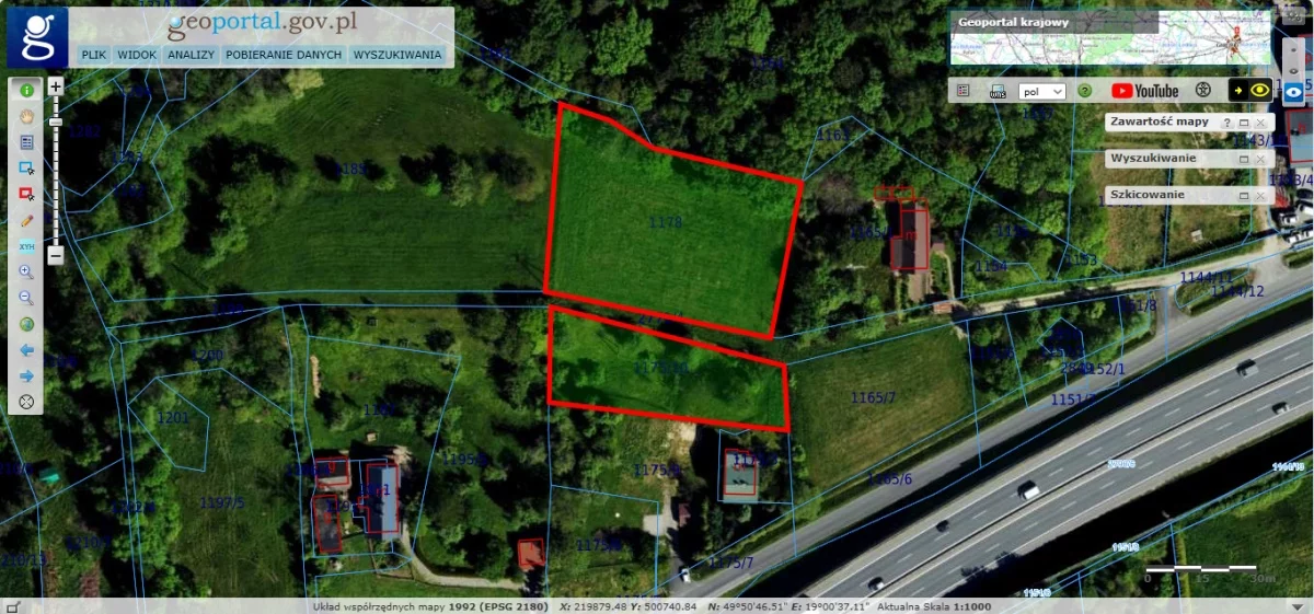 Działka 4 457,00 m², oferta nr , 833719, Mazańcowice