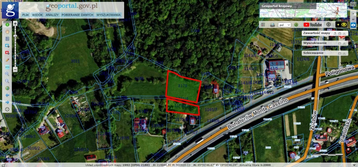 Działka 4 457,00 m², oferta nr , 833719, Mazańcowice
