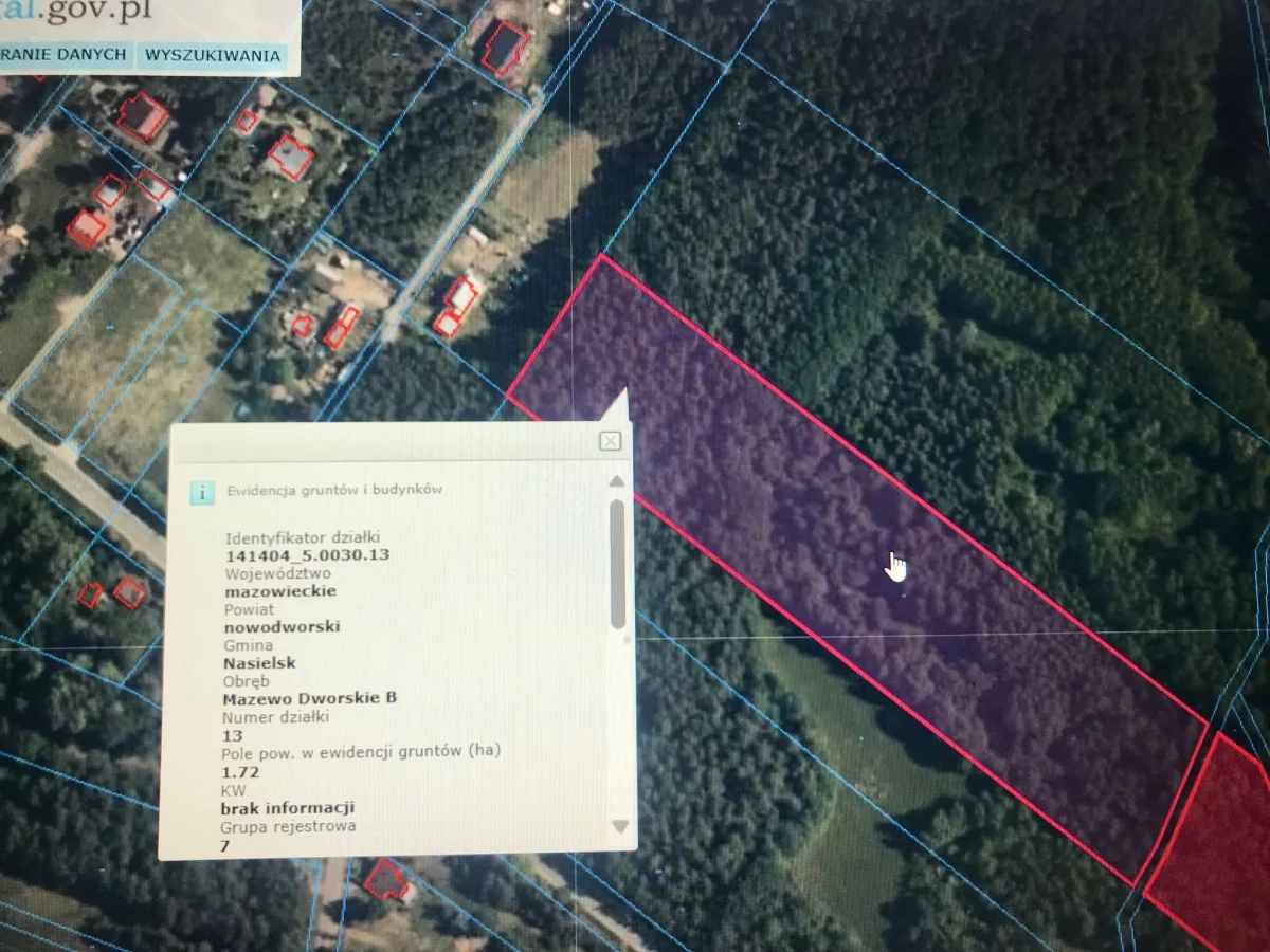 Działka 30 000,00 m², oferta nr , 834018, Nasielsk, Mazewo Dworskie B