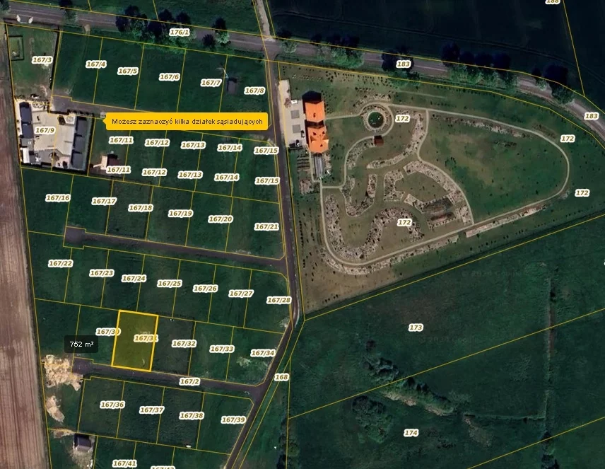 Działka 752,00 m², oferta nr , 833793, Mielno, Mielenko
