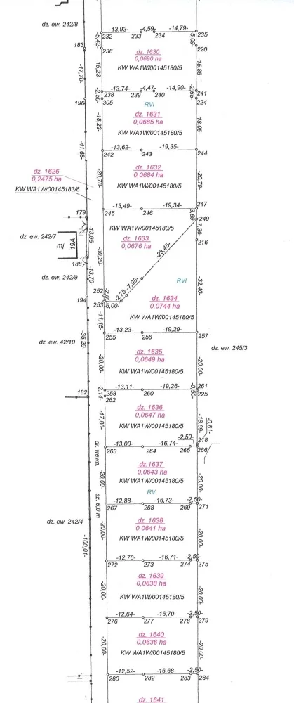 Działka 636,00 m², oferta nr , 834204, Marki, Nadma