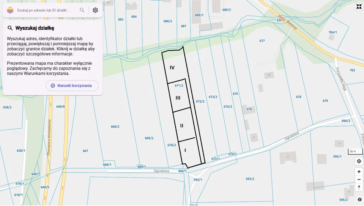 Działka 4 757,00 m², oferta nr , 833930, Wodzisław, Ogrodowa