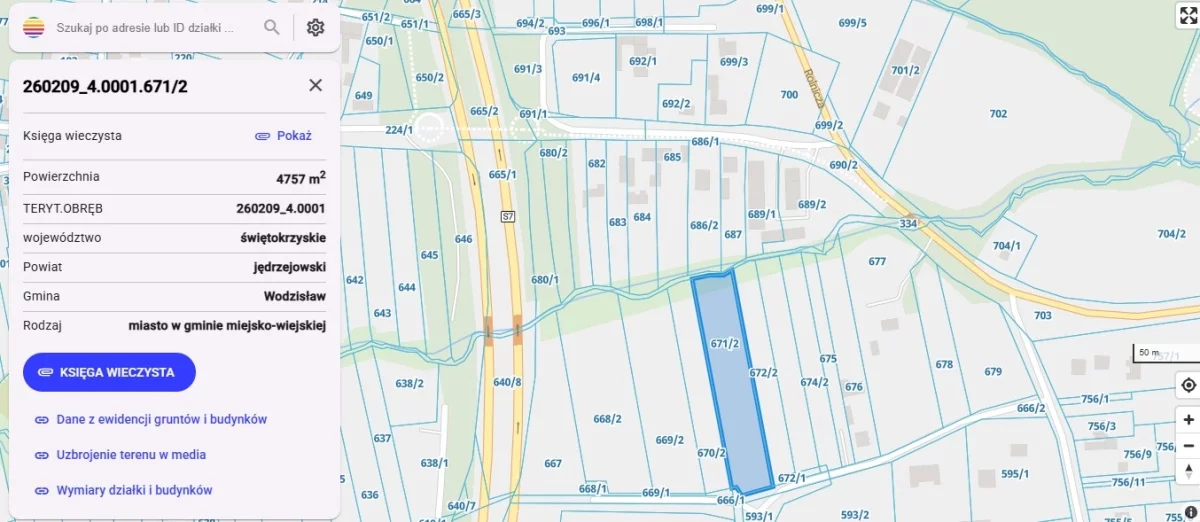 Działka 4 757,00 m², oferta nr , 833930, Wodzisław, Ogrodowa
