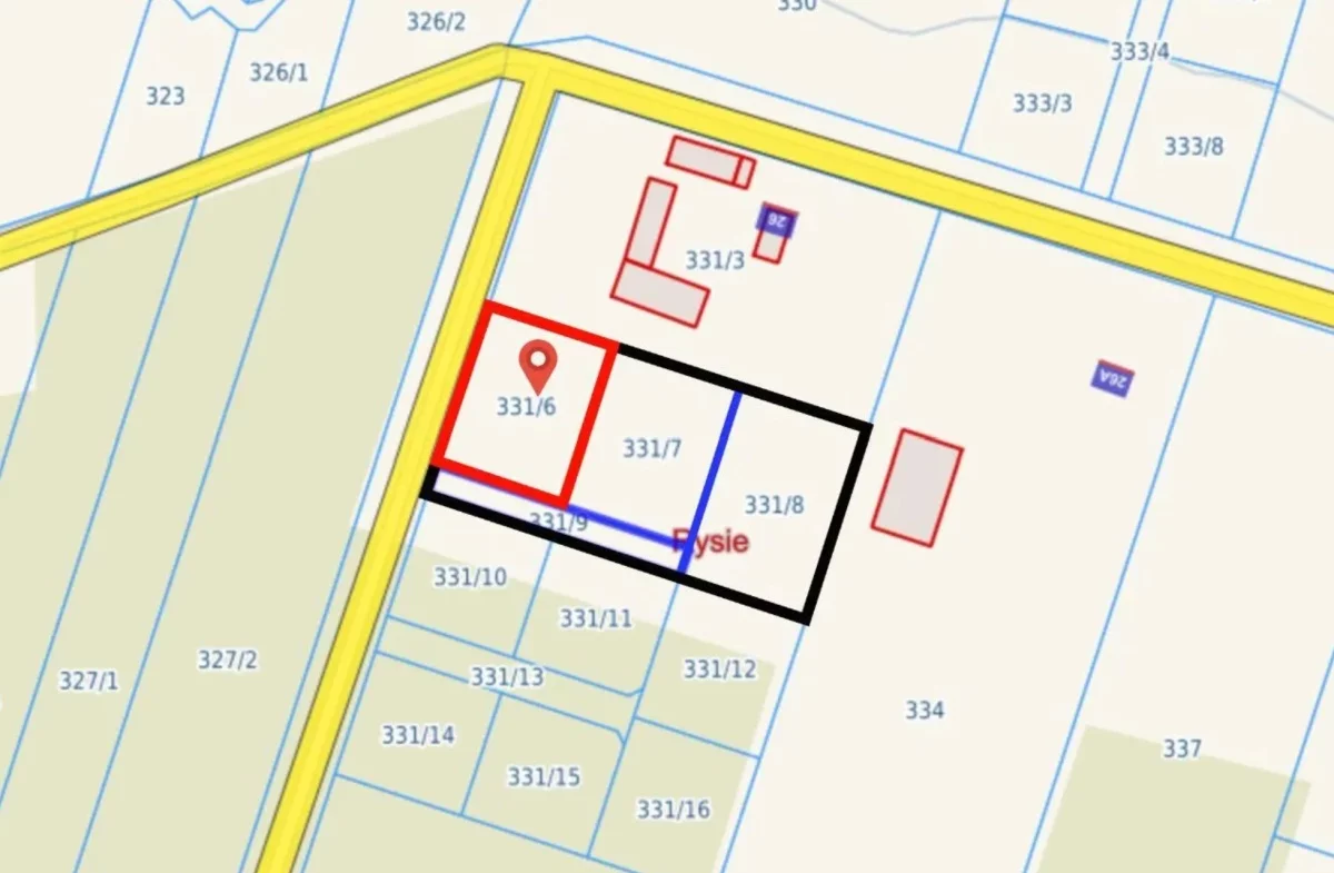 Działka 901,00 m², Warszawa, Wawer, Os.Wawer, Sprzedaż