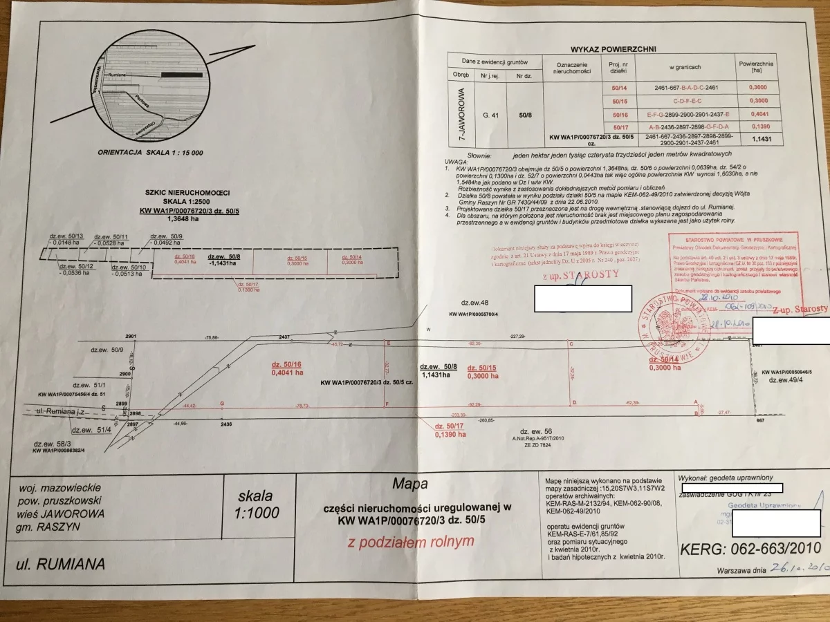 Działka 4 041,00 m², oferta nr , 829046, Jaworowa, Rumiana