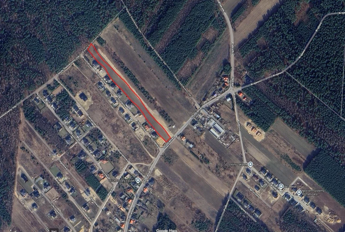 Działka 800,00 m², oferta nr , 834214, Mława, Studzieniec