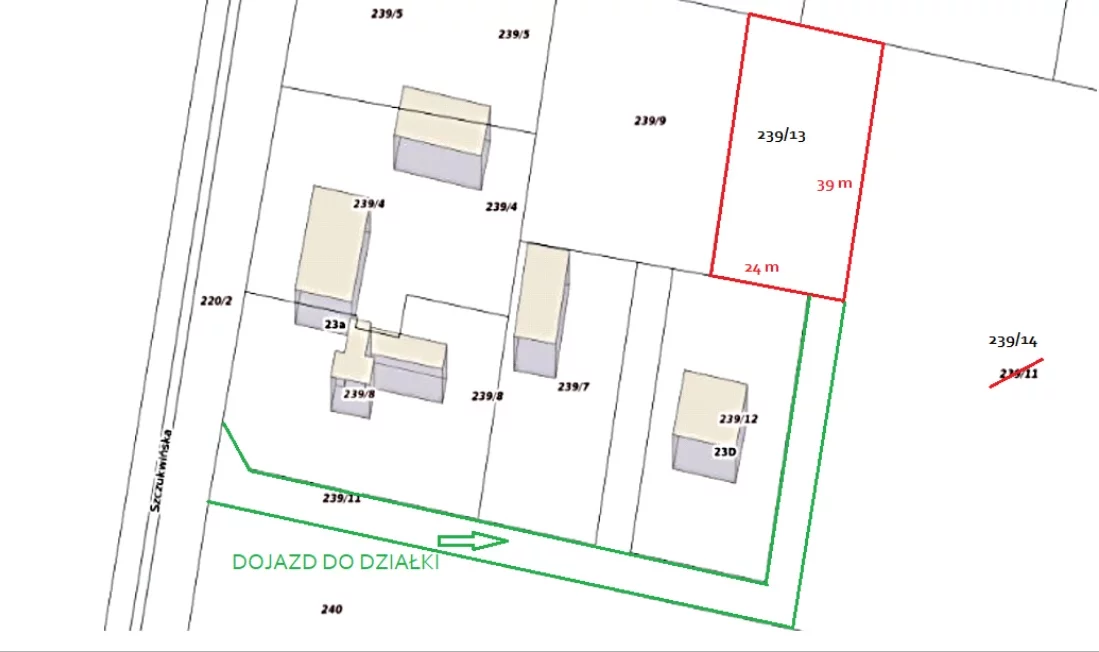 Działka 940,00 m², oferta nr , 834322, Tuszyn, Szczukwińska