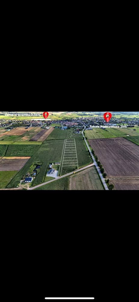 Działka 1 034,00 m², oferta nr , 833832, Brańsk, Tadeusza Kosciuszki