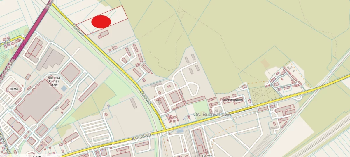 Działka 16 421,00 m², oferta nr , 833948, Sokółka, Torowa