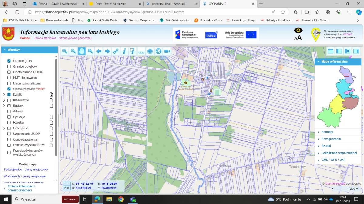 Działka 45 094,00 m², oferta nr , 827763, Wodzierady