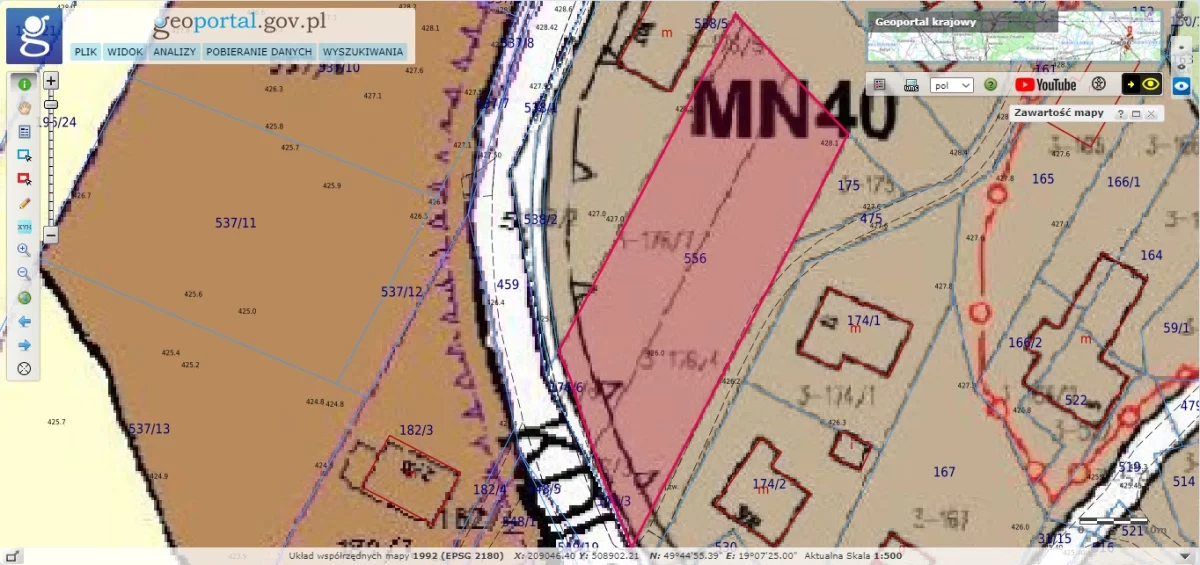 Działka 1 502,00 m², oferta nr , 833717, Wilkowice, Wyzwolenia
