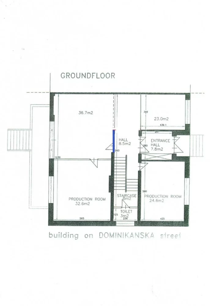 Lokal użytkowy 713,00 m², oferta nr , 831663, Warszawa, Mokotów, Mokotów, Dominikańska
