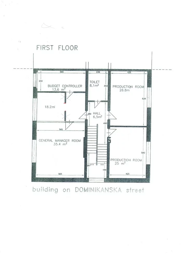 Lokal użytkowy 713,00 m², oferta nr , 831663, Warszawa, Mokotów, Mokotów, Dominikańska