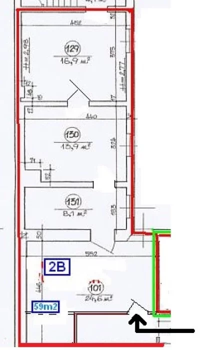 Lokal użytkowy 59,00 m², oferta nr , 824039, Ostrów Wielkopolski, Kolejowa