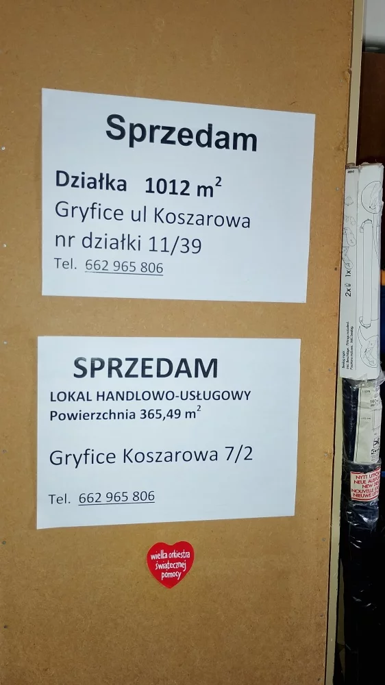 Lokal użytkowy 365,00 m², oferta nr , 832434, Gryfice, Koszarowa,