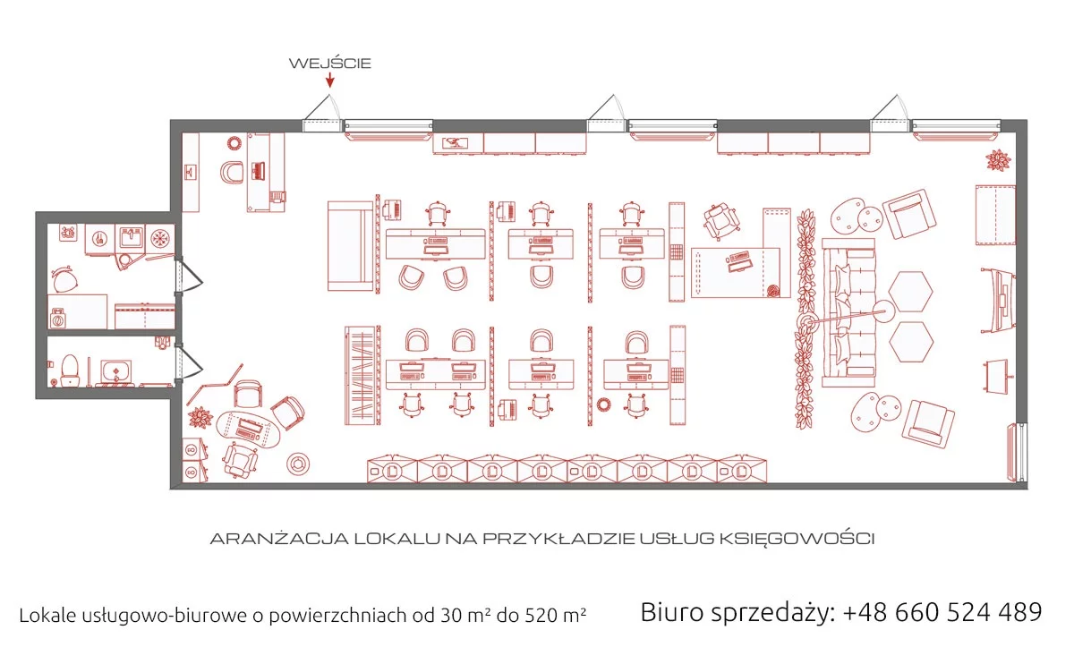 Lokal użytkowy 139,00 m², oferta nr , 832621, Kiełczów, Mleczna