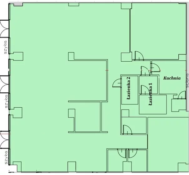 Lokal użytkowy 353,00 m², Kraków, Podgórze, Wadowicka, Wynajem