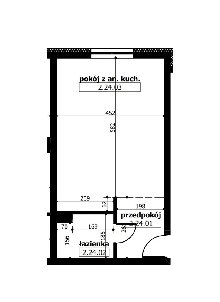 1 pokój, mieszkanie 37,00 m², piętro 2, oferta nr , 833753, Piekary Śląskie, Kopernika