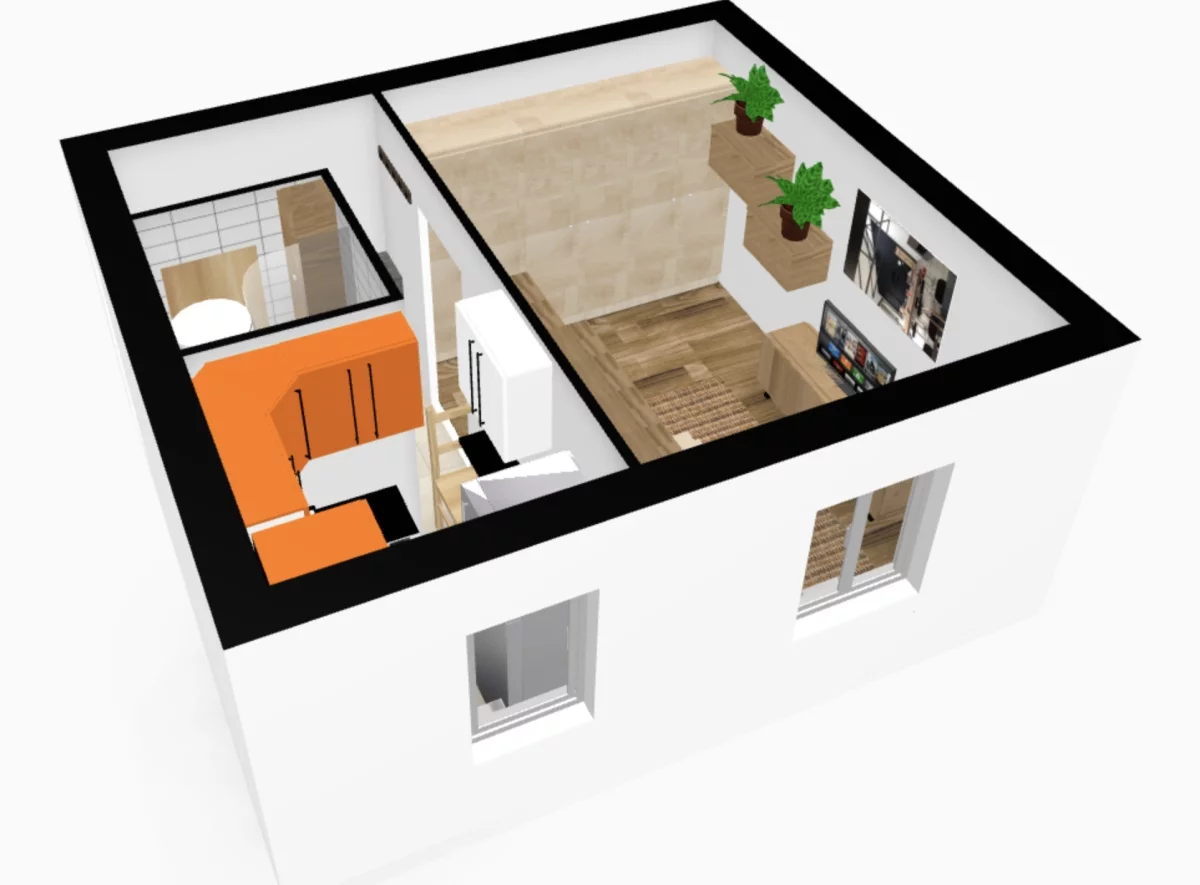 1 pokój, mieszkanie 26,00 m², piętro 1, oferta nr , 833749, Zabrze, Damrota