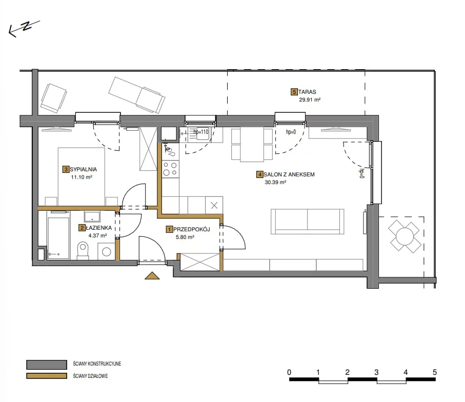 2 pokoje, apartament 52,00 m², piętro 3, oferta nr , 833906, Warszawa, Wola, Wola, Czyste