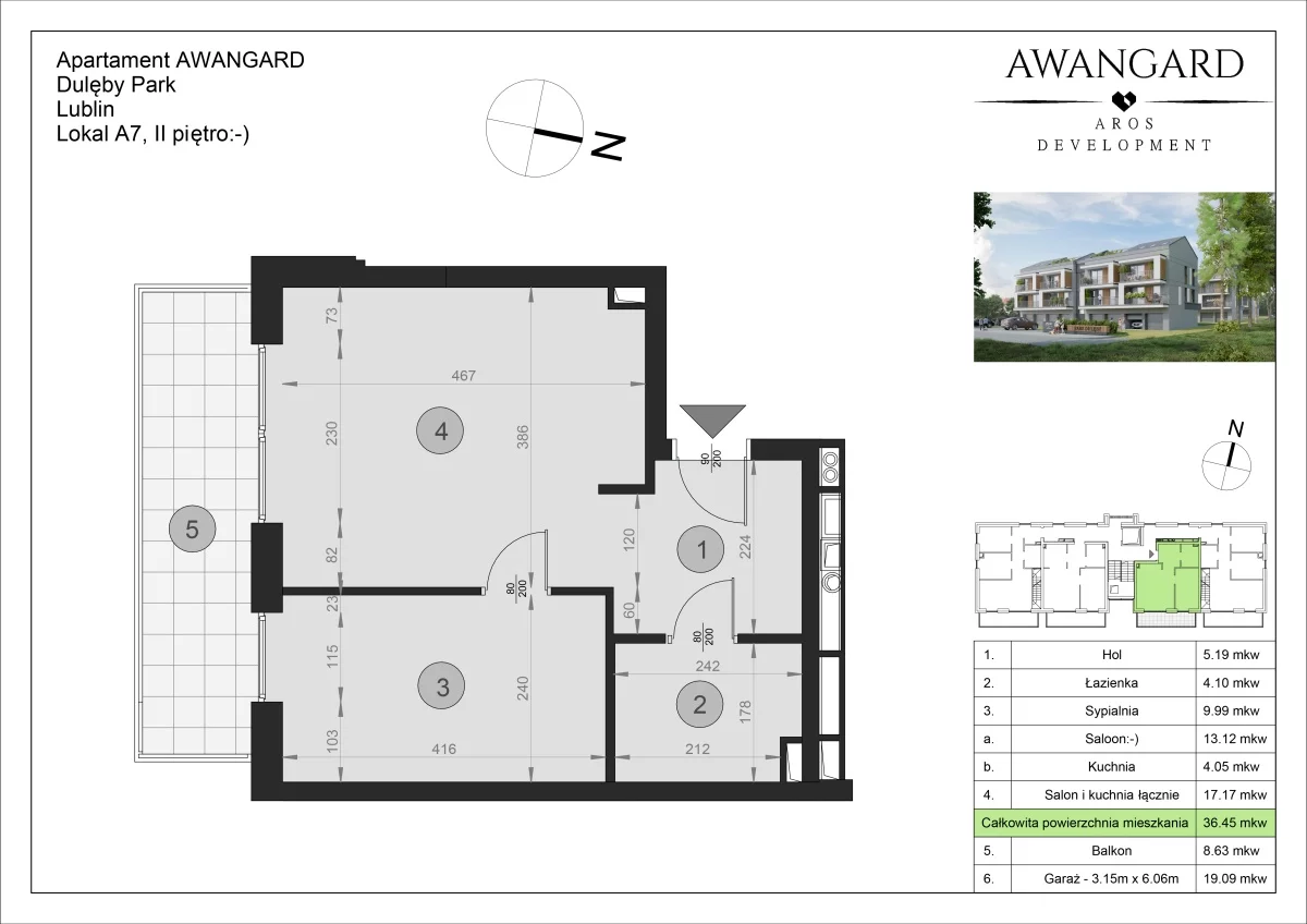 Apartamenty 832884 Lublin Kośminek Kazimierza Dulęby