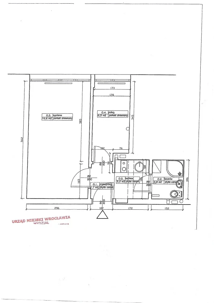 2 pokoje, mieszkanie 30,00 m², parter, oferta nr , 833809, Wrocław, Stare Miasto, Kruszwicka