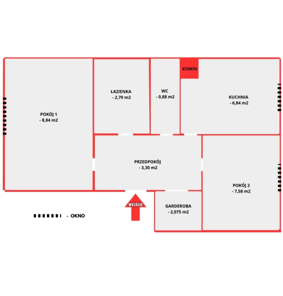 2 pokoje, mieszkanie 32,00 m², piętro 4, oferta nr , 833607, Gdynia, Oksywie, Oksywie, Zielona