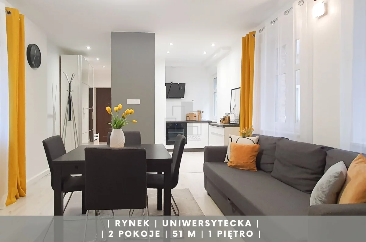 Mieszkanie do wynajęcia, 51,00 m², 2 pokoje, 1 piętro, oferta nr 831096