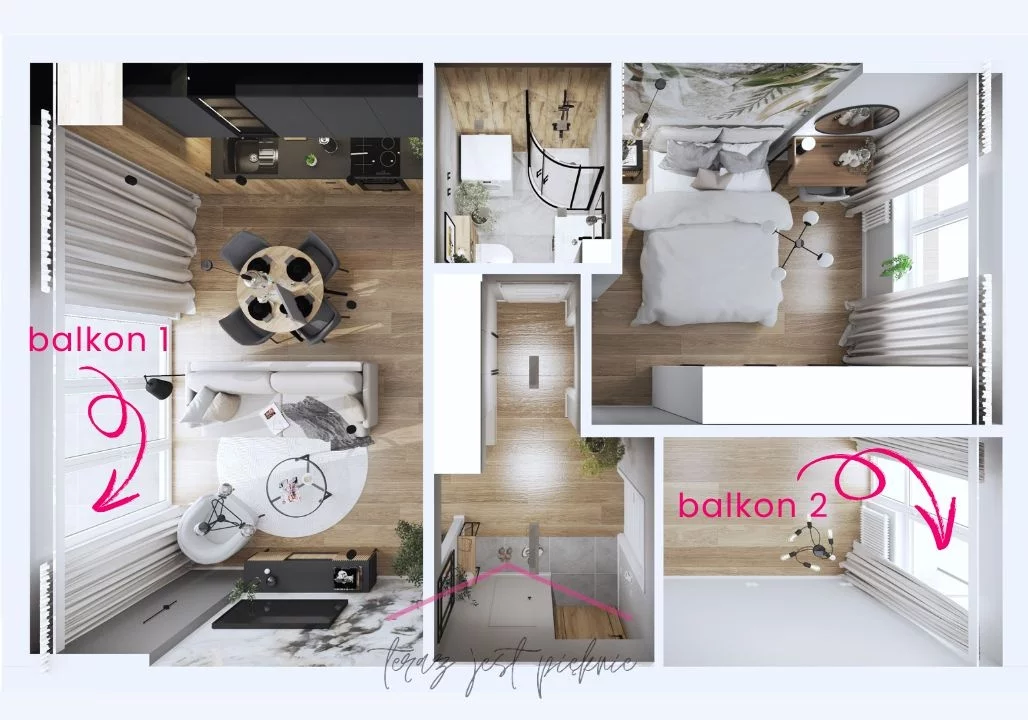3 pokoje, mieszkanie 52,00 m², piętro 2, oferta nr , 834126, Kraków, Prądnik Czerwony, al. 29 Listopada