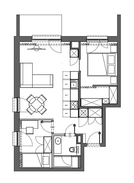3 pokoje, mieszkanie 56,00 m², piętro 4, oferta nr , 833903, Warszawa, Wola, Wola, Czyste
