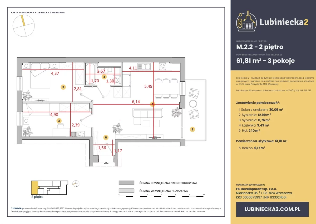 3 pokoje, mieszkanie 62,00 m², piętro 2, oferta nr , 832546, Warszawa, Praga Południe, Praga Południe, Grochów