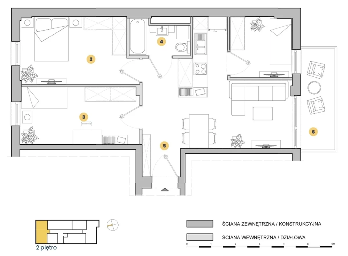 3 pokoje, mieszkanie 62,00 m², piętro 2, oferta nr , 833902, Warszawa, Praga Południe, Praga Południe, Grochów