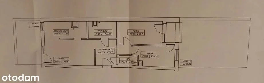 3 pokoje, mieszkanie 62,00 m², parter, oferta nr , 834299, Kraków, Grzegórzecka