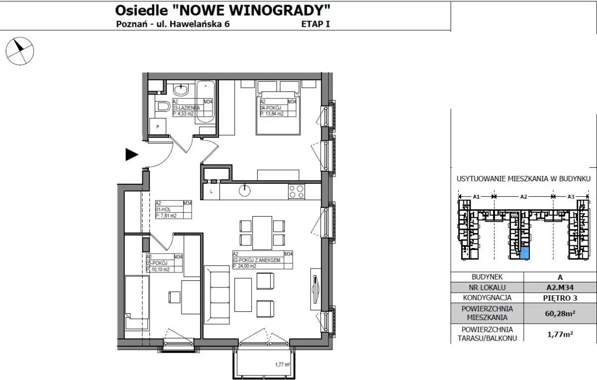 Apartamenty 834067 Poznań Stare Miasto Hawelańska