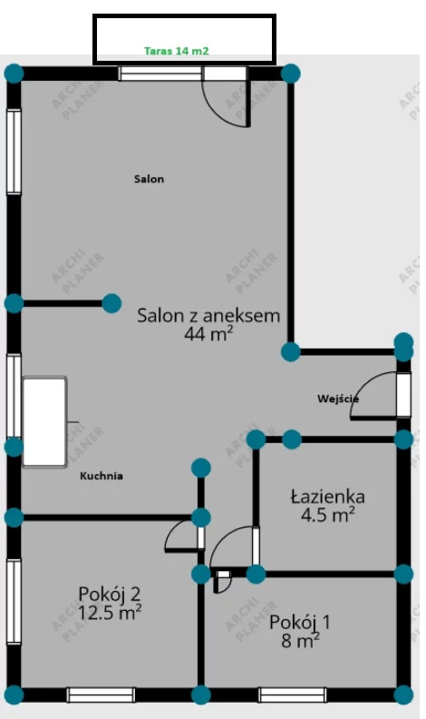 3 pokoje, apartament 69,00 m², parter, oferta nr , 832917, Otwock, Józefa Poniatowskiego