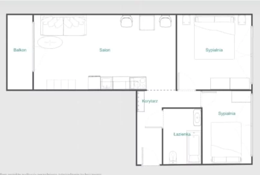 3 pokoje, mieszkanie 50,00 m², piętro 3, oferta nr , 834057, Ostrów Wielkopolski, Kopernika
