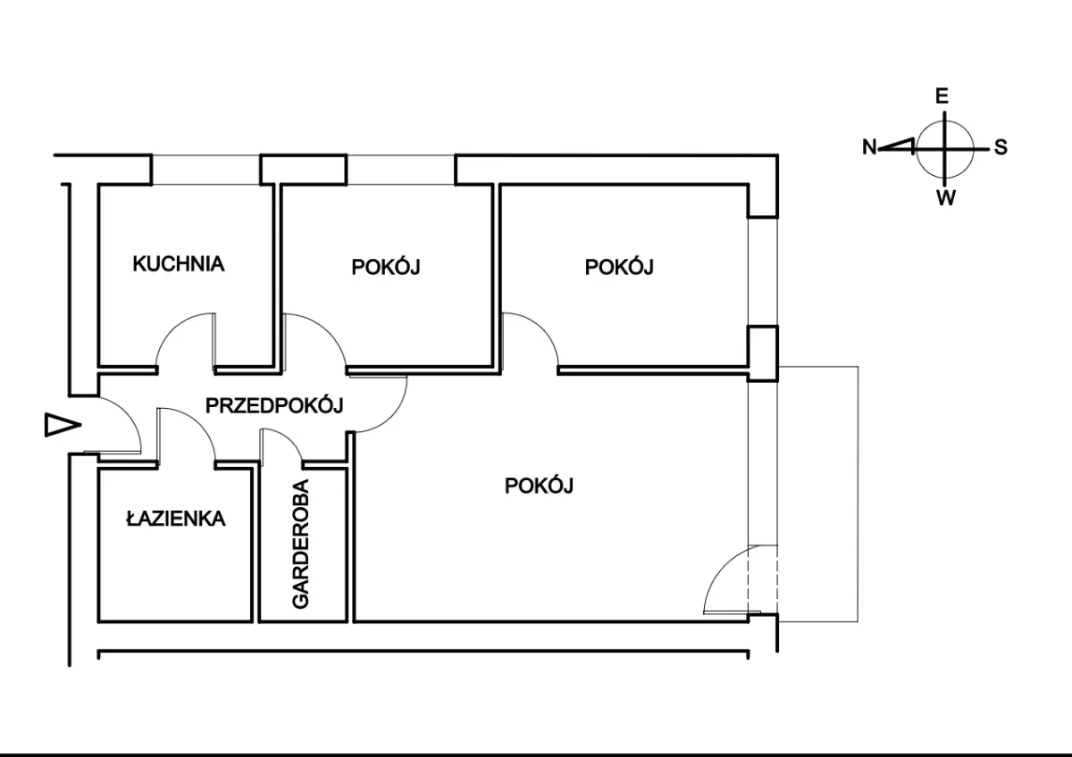 3 pokoje, mieszkanie 48,00 m², piętro 6, oferta nr , 831277, Łódź, Górna, Górna