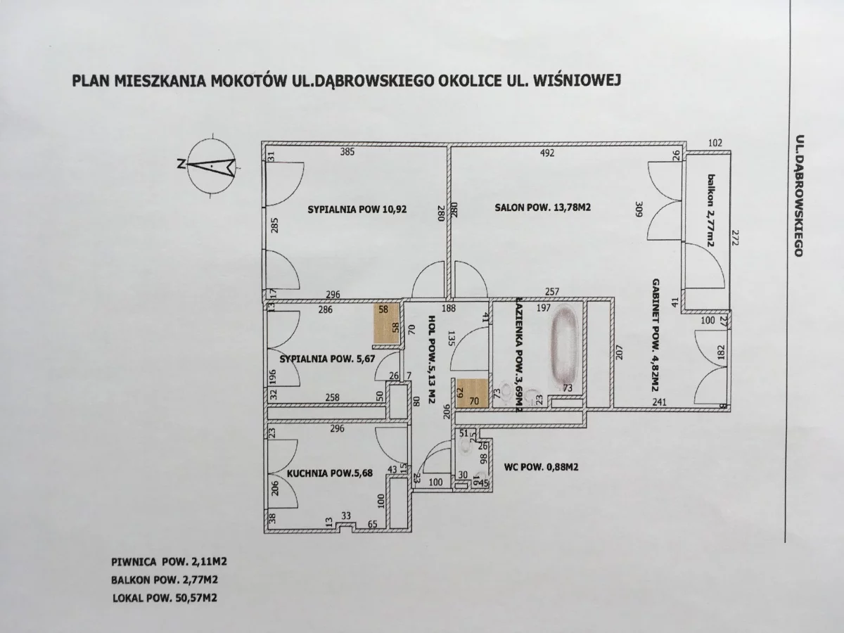 3 pokoje, mieszkanie 51,00 m², piętro 1, oferta nr , 833767, Warszawa, ul. Kalatówki