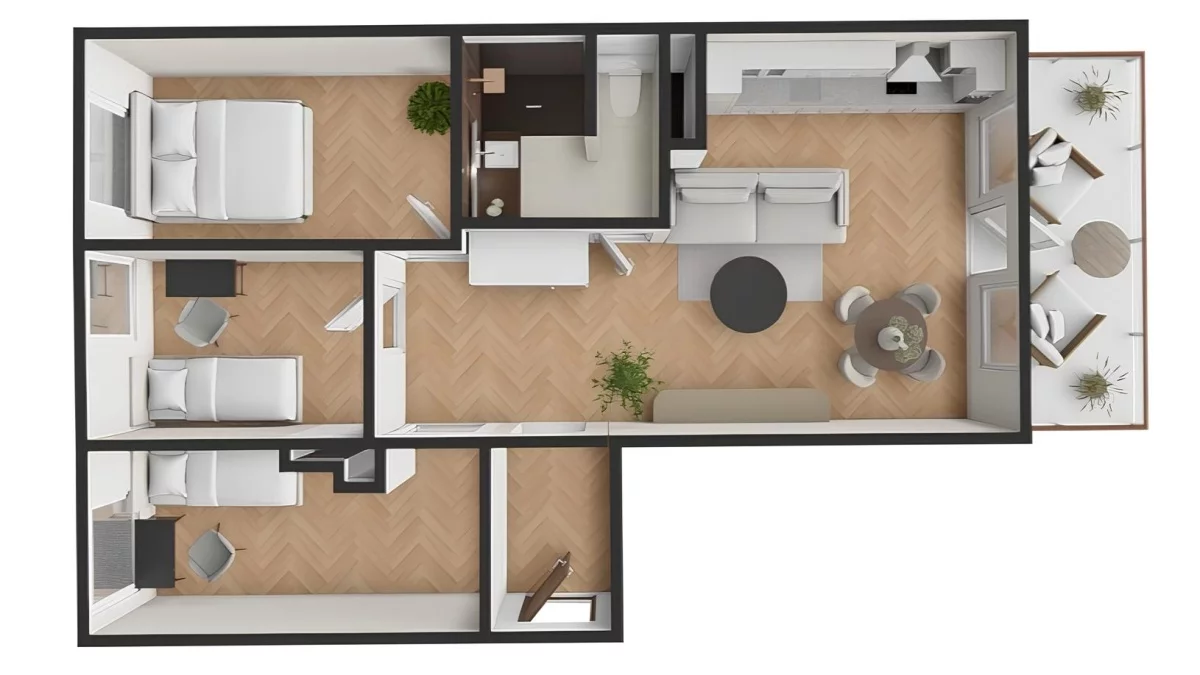 4 pokoje, mieszkanie 64,00 m², piętro 1, oferta nr , 833661, Warszawa, Praga Południe, Praga Południe, Gocław