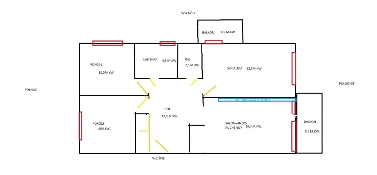 4 pokoje, mieszkanie 82,00 m², parter, oferta nr , 834075, Lublin, Węglin Północny, Węglin, Węglin Południowy