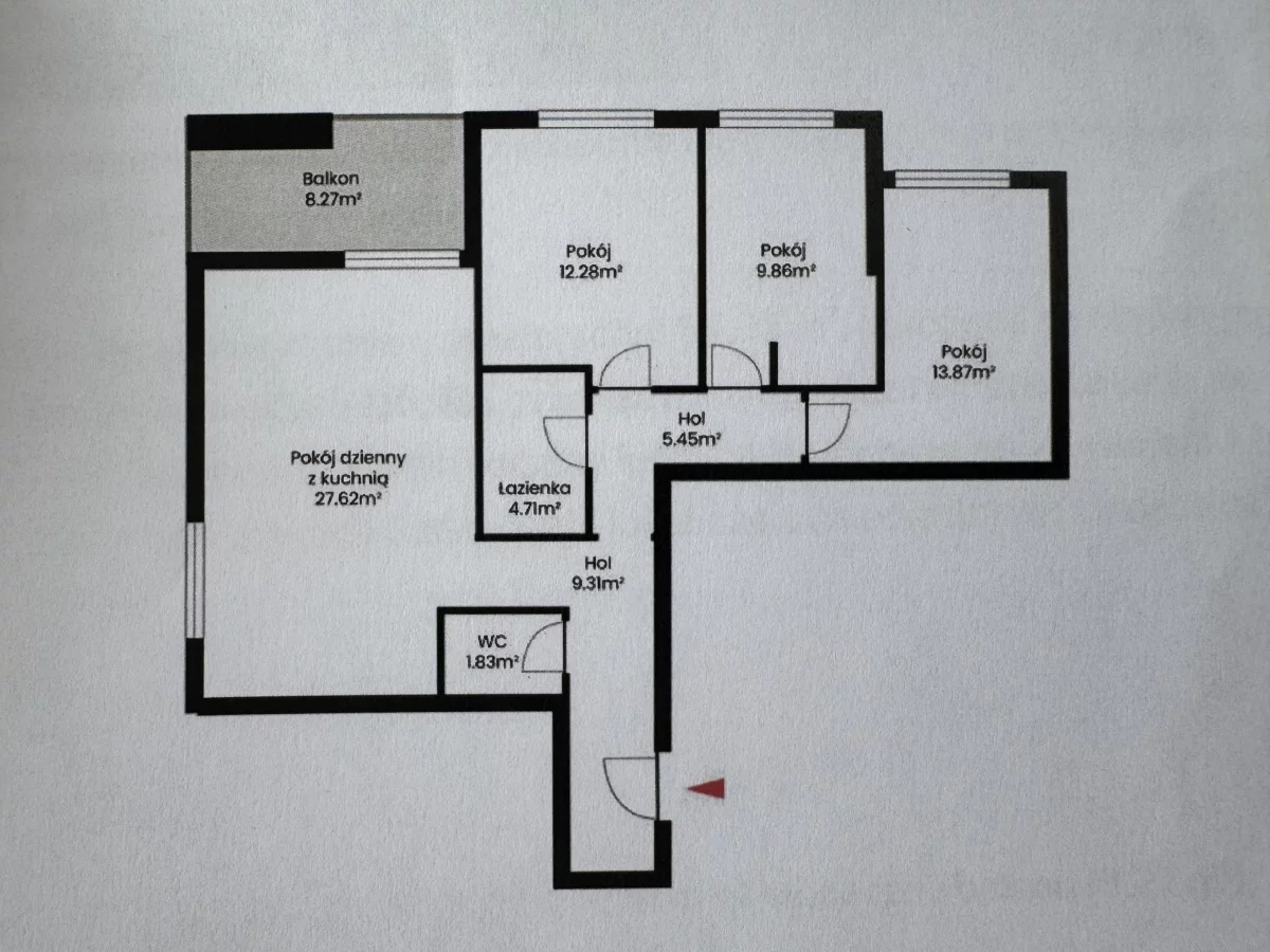 4 pokoje, mieszkanie 85,00 m², piętro 5, oferta nr , 834061, Warszawa, Ursynów, Ursynów, Kłobucka