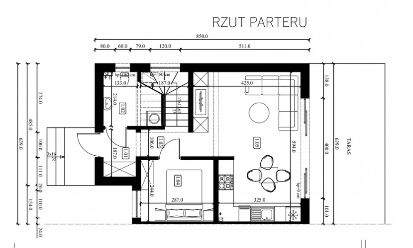 5 pokoi, mieszkanie 73,00 m², parter, oferta nr , 831897, Krokowa