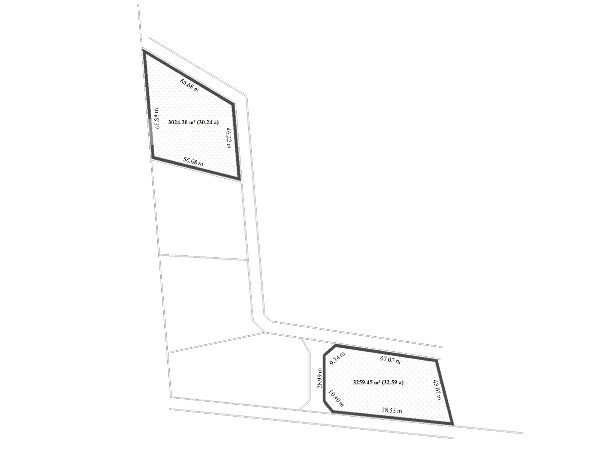 Działka 3 024,00 m², oferta nr , BLN468856, Harsz