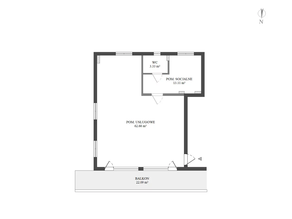 Lokal użytkowy 79,13 m², oferta nr , BLN870382, Prażmów, Piotra Czołchańskiego
