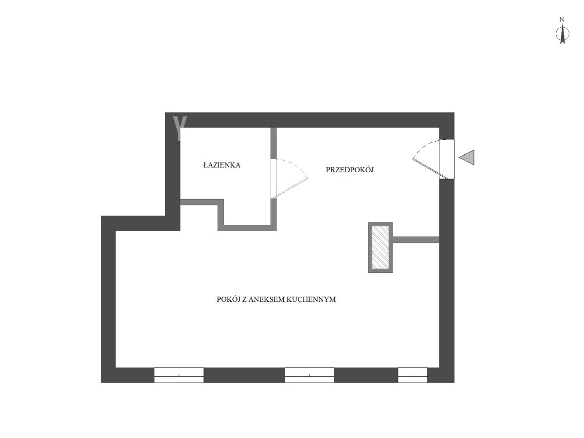 1 pokój, apartament 27,10 m², parter, oferta nr , BLN155206, Sopot, Jana Z Kolna